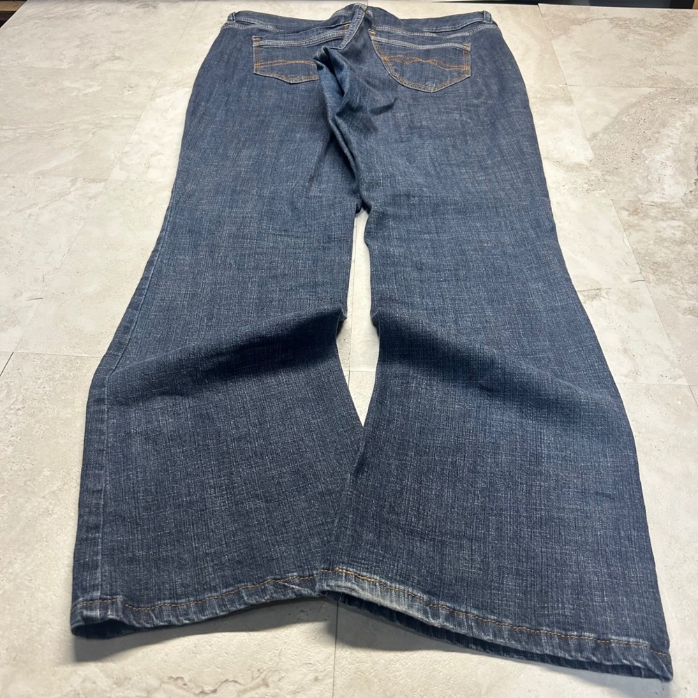 Riders by Lee Bootcut Jeans Dark Wash Women Size 12M Mid Rise Stretch Denim